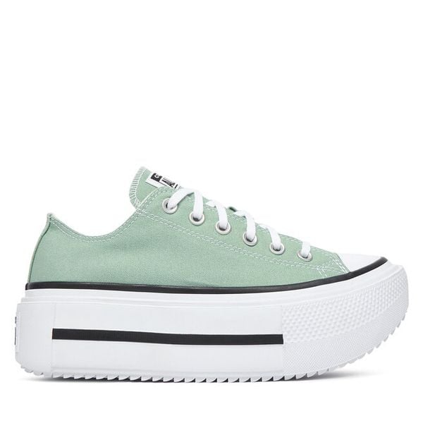 Trampki Converse. Zielone trampki i tenisówki damskie Converse, bez wzorów, bez zapięcia. Za 322.99 zł.