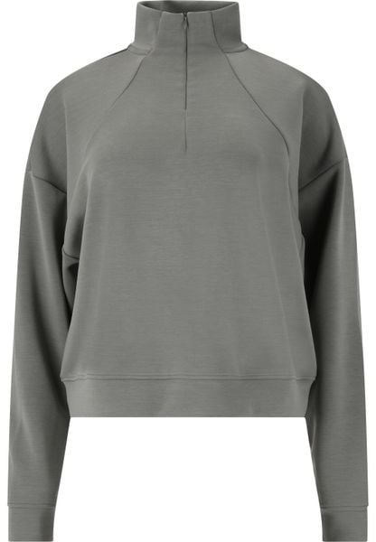 Bluza damska Endurance Jade. Niebieskie bluzy damskie Endurance, bez wzorów, z materiału, eleganckie, bez ramiączek, bez kaptura. Za 338.70 zł.