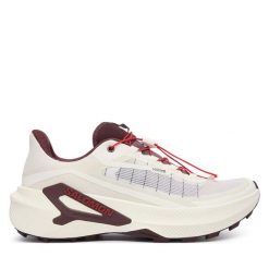 Buty do biegania Salomon. Brązowe obuwie sportowe damskie Salomon, bez wzorów, bez zapięcia, do biegania. Za 649.99 zł.