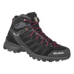 Buty Trekkingowe Damskie Salewa Alp Mate Mid Ptx. Czarne obuwie trekkingowe damskie Salewa, z gumy, bez zapięcia. Za 609.99 zł.