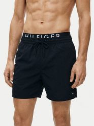 Tommy Hilfiger Szorty kąpielowe UM0UM03749 Granatowy Regular Fit. Niebieskie kąpielówki męskie Tommy Hilfiger, m, bez wzorów, z syntetyku. Za 289.99 zł.