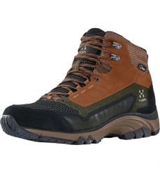 Buty trekkingowe męskie Haglöfs Skuta Proof Mid. Brązowe trekkingi męskie Haglöfs, bez zapięcia. Za 370.00 zł.