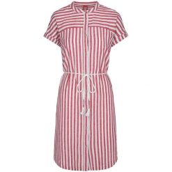 Damska sukienka pętelkowa Nesha czerwona. Białe sukienki damskie ZSPORT, na lato, s, bez wzorów, sportowe, bez kołnierzyka, bez ramiączek, sportowe. Za 202.99 zł.