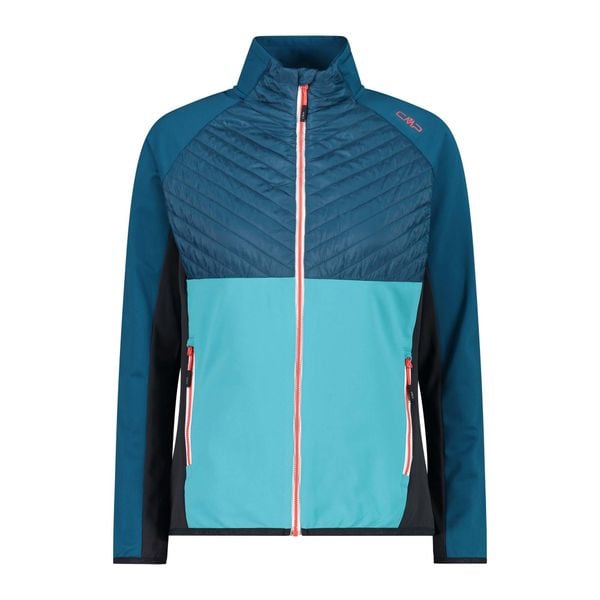 Bluza damska turystyczna CMP 32E3766. Niebieskie bluzy damskie CMP, s, bez wzorów, z materiału, bez ramiączek, z kapturem. Za 301.75 zł.