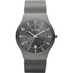 ZEGAREK SKAGEN 233XLTTM. Szare zegarki męskie Skagen, bez wzorów, ze stali. Za 769.00 zł.