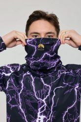Komin Thunderstruck. Fioletowe szaliki męskie OOSC, bez wzorów, z elastanu. Za 98.99 zł.