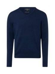 Nils Sundström Męski sweter z dzianiny Mężczyźni Bawełna niebieski jednolity, XXL. Niebieskie swetry męskie Nils Sundström, m, bez wzorów, z bawełny, bez kołnierzyka, bez ramiączek. Za 199.95 zł.