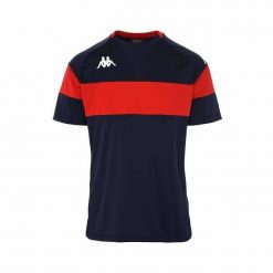Jersey Kappa Dareto. Czerwone koszulki sportowe męskie Kappa, bez wzorów, z jersey, bez ramiączek, do piłki nożnej. Za 176.50 zł.