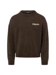 PEGADOR Sweter - Dalian Mężczyźni Sztuczne włókno brązowy, L. Brązowe swetry męskie PEGADOR, l, bez wzorów, z włókna, bez kołnierzyka, bez ramiączek. Za 229.95 zł.