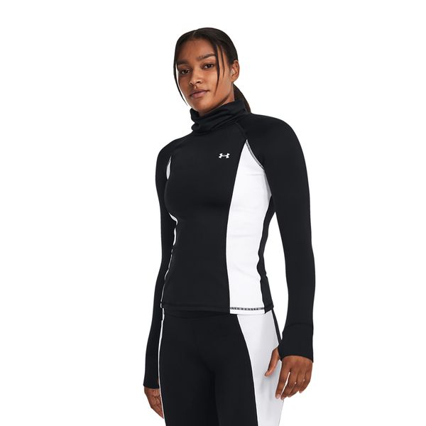 Bluza damska Under Armour Train CW Funnel Neck. Czarne bluzy damskie Under Armour, m, bez wzorów, sportowe, bez ramiączek, bez kaptura. Za 189.99 zł.