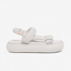 Sandały Puma Mayu Summer Cloud Nimbus Skóra Naturalna Jasnoszare. Szare sandały męskie Puma, bez wzorów, z materiału, casualowe, bez zapięcia. Za 226.25 zł.