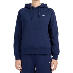 Bluza damska 4F z kapturem, regular fit. Niebieskie bluzy damskie 4F, m, bez wzorów, z bawełny, sportowe, bez ramiączek, z kapturem. Za 113.99 zł.