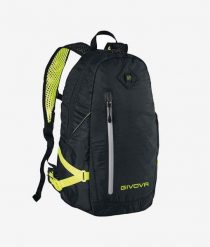 Plecak sportowy Givova Arius Black-Amarillo Fluo. Czarne plecaki męskie Givova, bez wzorów, z materiału, sportowe. Za 246.35 zł.