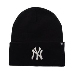 Czapka unisex New York Yankees B-HYMKR17ACE-BKA. Czarne czapki męskie 47 Brand, bez wzorów. Za 96.99 zł.
