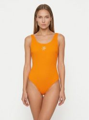 Tommy Hilfiger Strój kąpielowy UW0UW06522 Pomarańczowy. Brązowe stroje kąpielowe damskie Tommy Hilfiger, m, bez wzorów, z syntetyku. Za 409.99 zł.