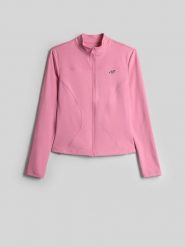 4F Bluza slim bez kaptura damska - różowa XL. Czerwone bluzy damskie 4F, xl, bez wzorów, bez ramiączek, bez kaptura. Za 189.99 zł.