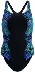 Speedo Damski Strój kąpielowy ENG PRINT MEDALIST 1PC. Stroje kąpielowe damskie Speedo, bez wzorów. Za 193.97 zł.