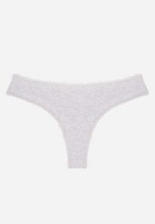Szare Majtki Stringi z Bawełną z Koronką Aethimilia. Szare majtki damskie Renee, z bawełny. Za 6.99 zł.
