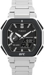 Zegarek Timex Zegarek męski Timex TW2V84600 srebrny. Szare zegarki męskie Timex, bez wzorów, srebrne. Za 1,439.00 zł.