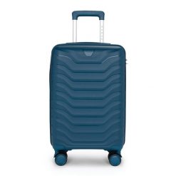 Walizka podróżna KADVA Sancho. Niebieskie walizki damskie KADVA, bez wzorów. Za 169.99 zł.