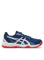 Asics Buty do tenisa Court Slide 3 1041A335 Granatowy. Niebieskie buty sportowe męskie Asics, bez wzorów, ze skóry, bez zapięcia, tenisowe. Za 209.99 zł.