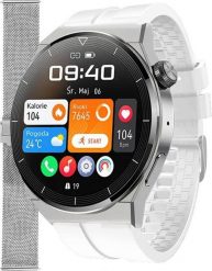Smartwatch Enter SAT.111.532.1411-SET Biały. Białe zegarki smartwatch Enter, bez wzorów. Za 299.00 zł.
