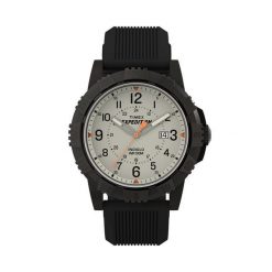 Zegarek Timex. Czarne zegarki męskie Timex, bez wzorów. Za 469.99 zł.