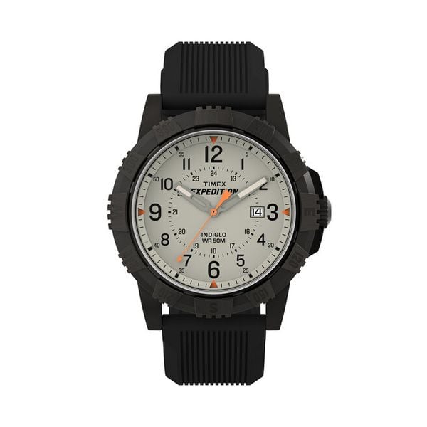 Zegarek Timex. Czarne zegarki męskie Timex, bez wzorów. Za 399.99 zł.