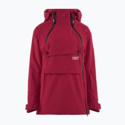 Kurtka snowboardowa damska Colourwear Cake Anorak 2.0. Czerwone kurtki sportowe damskie Colourwear, na zimę, m, bez wzorów, z elastanu, bez ramiączek, bez kaptura, snowboardowy. Za 959.99 zł.