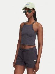 Roxy Top As I Am ERJKT04278 Szary ciemny Slim Fit. Szare topy damskie Roxy, l, bez wzorów, z bawełny, bez kołnierzyka, bez ramiączek. Za 109.99 zł.
