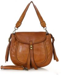 Torebka damska Marco Mazzini camel v67b. Brązowe shopperki damskie bez wzorów, z materiału, na ramię, małe, bez dodatków. Za 599.00 zł.