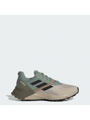Adidas Buty do biegania Terrex Soulstride JI1925 Zielony. Zielone buty sportowe męskie Adidas, bez wzorów, z materiału, bez zapięcia, do biegania. Za 398.99 zł.