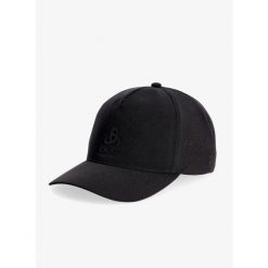 Czapka z daszkiem Odlo Performance Snapback Cap. Czarne czapki damskie ODLO, bez wzorów, sportowe. Za 98.99 zł.