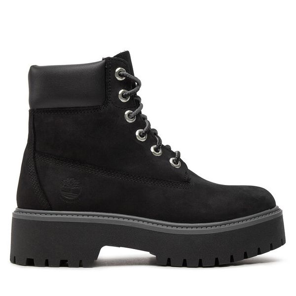 Trapery Timberland. Czarne trapery damskie Timberland, bez zapięcia. Za 879.99 zł.