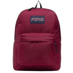 Plecak sportowo-turystyczny dla dorosłych Superbreak Backpack 26 L. Czerwone plecaki damskie Jansport, bez wzorów, sportowe. Za 139.99 zł.