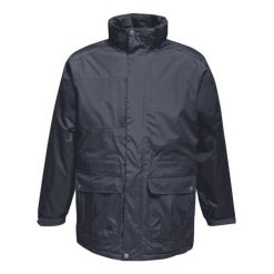 Kurtka Parka Przeciwdeszczowa Męska Darby III. Niebieskie parki męskie Regatta, na zimę, m, bez wzorów, z materiału, eleganckie, bez kołnierzyka, z kapturem. Za 306.99 zł.