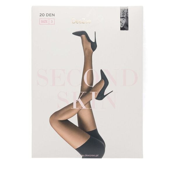 Rajstopy Damskie DeeZee. Czarne rajstopy i pończochy DeeZee, bez wzorów. Za 19.99 zł.