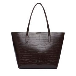 Torebka Nine West. Brązowe shopperki damskie Nine West, bez wzorów, bez dodatków. Za 279.99 zł.