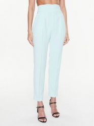 Pinko Spodnie materiałowe Natalia 100052 7624 Błękitny Regular Fit. Niebieskie spodnie materiałowe damskie Pinko, bez wzorów, z materiału. Za 599.99 zł.