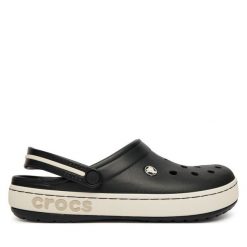 Klapki Crocs. Czarne klapki męskie Crocs, bez wzorów, bez zapięcia. Za 259.99 zł.