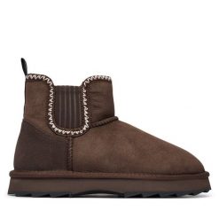 Śniegowce EMU Australia. Brązowe śniegowce damskie Emu Australia, bez zapięcia. Za 689.99 zł.
