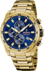 Zegarek Festina Zegarek męski Festina F20541-2 złoty. Żółte zegarki męskie Festina, bez wzorów, złote. Za 832.00 zł.