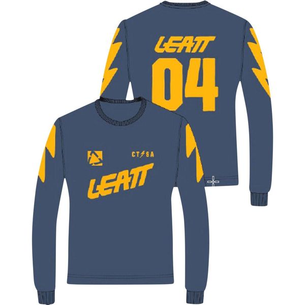 Bluzka LEATT Long Shirt Core. Niebieskie bluzy męskie LEATT, m, bez wzorów, casualowe, bez ramiączek, bez kaptura. W wyprzedaży za 179.10 zł.