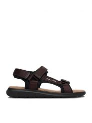 Nautica Sandały CEO-RINO-01 MBS Brązowy. Brązowe sandały męskie Nautica, bez wzorów, z materiału, bez zapięcia. Za 129.99 zł.