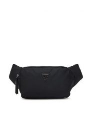 Guess Nerka M4BZ24 WGJP2 Czarny. Czarne saszetki i nerki męskie Guess, z aplikacjami, z materiału. Za 119.99 zł.