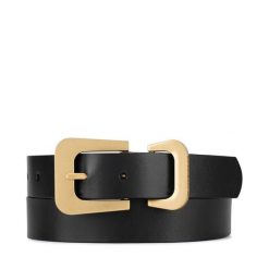 Pasek Damski GINO ROSSI. Czarne paski damskie Gino Rossi, bez wzorów. Za 129.99 zł.