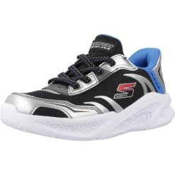 Buty SKECHERS METEOR-LIGHTS Czarny. Czarne buty zimowe męskie Skechers, bez wzorów, z syntetyku, bez obcasa, bez zapięcia. Za 258.99 zł.