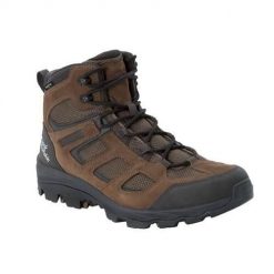 Buty trekkingowe męskie Jack Wolfskin Vojo 3 Texapore Mid. Brązowe buty zimowe męskie Jack Wolfskin, bez wzorów, z materiału, za kostkę, bez obcasa, bez zapięcia. Za 613.00 zł.