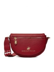 Beverly Hills Polo Club Torebka C-BHPC-C-009-07 Czerwony. Czerwone listonoszki damskie Beverly Hills Polo Club, bez wzorów, z materiału, bez dodatków. Za 179.99 zł.