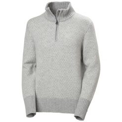 Sweter damski Helly Hansen Arctic Iceland. Szare swetry nierozpinane damskie Helly Hansen, bez wzorów, sportowe, bez kołnierzyka, bez ramiączek. Za 813.00 zł.